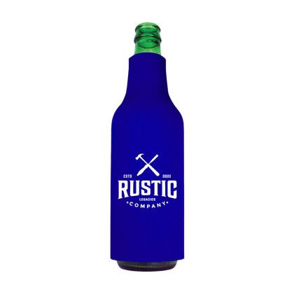 Custom American Made Bottle Cooler - Navy Blue Custom American Made Bottle Cooler - Navy Blue