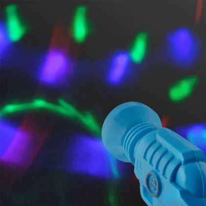 Custom Space Gun Cool Light Toy, LED Projecting + No Sound - Side view Custom Space Gun Cool Light Toy, LED Projecting + No Sound - Side view