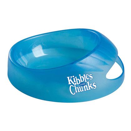 Custom Medium Scoop-It Bowl - Translucent Blue