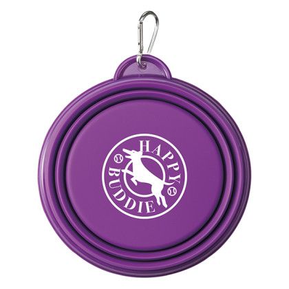 Logo Pet 7" Collapsi-Bowl  - Purple