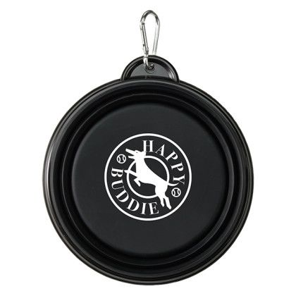 Logo Pet 7" Collapsi-Bowl  - Black
