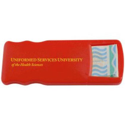 Red Imprinted Bandage Dispenser-Primary Care