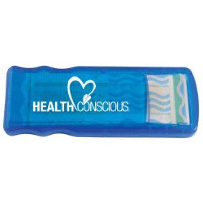 Translucent Blue Imprinted Bandage Dispenser-Primary Care