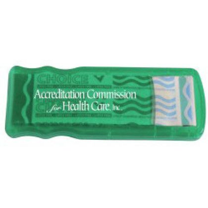 Translucent Green Imprinted Bandage Dispenser-Primary Care