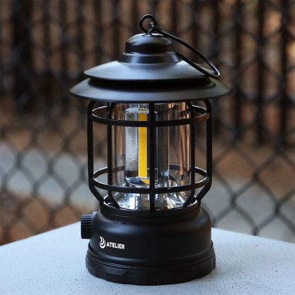 Custom reNew COB Rechargeable Vintage Lantern 