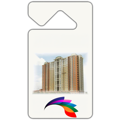 Custom Prism Hang Tag: 2 3/4" x 5" Custom Prism Hang Tag: 2 3/4" x 5"
