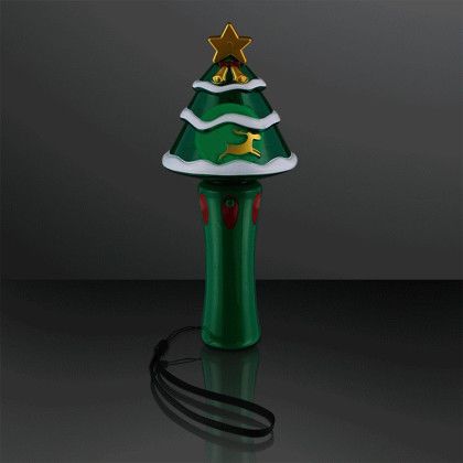 Custom Fun Lights Christmas Tree Wand Spinner, 7.7" - Non light up Custom Fun Lights Christmas Tree Wand Spinner, 7.7" - Non light up