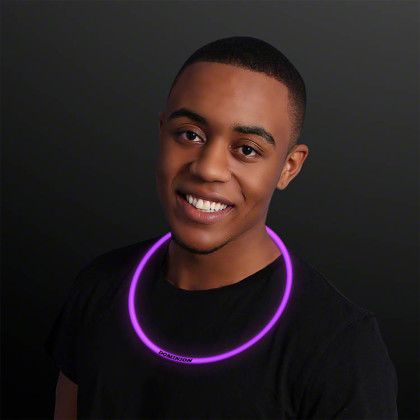 Custom 22" Purple Glow Necklaces - In use Custom 22" Purple Glow Necklaces - In use