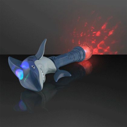 Custom Shark Wand Light Projecting Toy - Front view Custom Shark Wand Light Projecting Toy - Front view