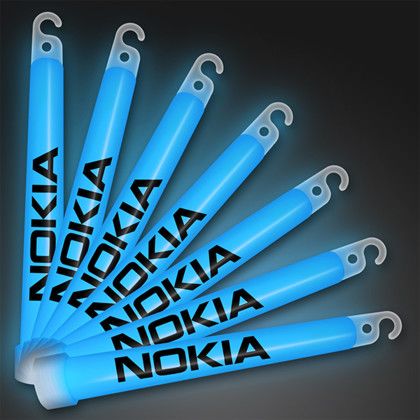 Custom 6 inch Blue Glow Sticks Custom 6 inch Blue Glow Sticks