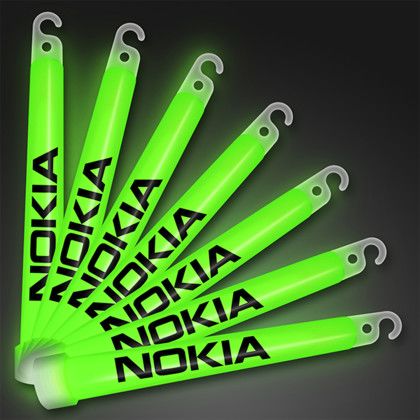 Custom 6 inch Green Glow Sticks Custom 6 inch Green Glow Sticks