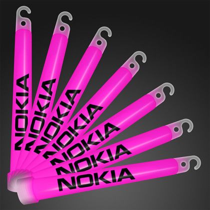 Custom 6 inch Pink Glow Sticks Custom 6 inch Pink Glow Sticks