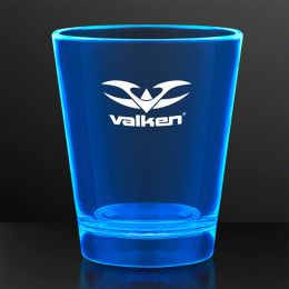 Custom 1.5 oz. UV Reactive Orange Glow Shot Glasses Custom 1.5 oz. UV Reactive Orange Glow Shot Glasses