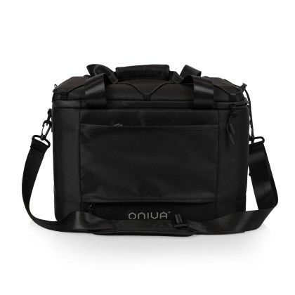 Custom Tarana Superthick Recycled Cooler - 24 can - Carbon Black Front View 