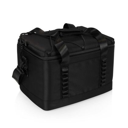 Custom Tarana Superthick Recycled Cooler - 24 can - Carbon Black Side View 