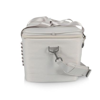 Custom Tarana Superthick Recycled Cooler - 24 can - Halo Gray Hook View 