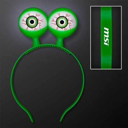 Custom Flashing Alien Eyes LED Headband
