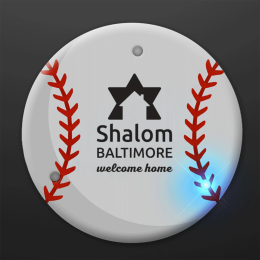 Custom Baseball Flashing Pins With Flashing LEDs - Multicolor Custom Baseball Flashing Pins With Flashing LEDs - Multicolor