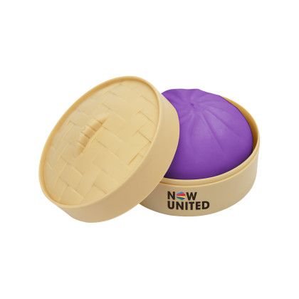 Custom Bao Bun Squishy - Purple Custom Bao Bun Squishy - Purple
