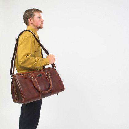 Custom Niagara Canyon Duffel Bag - Lifestyle View Custom Niagara Canyon Duffel Bag - Lifestyle View
