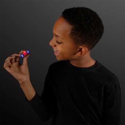 Custom Football Pin LED Blinkies - Lifestyle View Custom Football Pin LED Blinkies - Lifestyle View