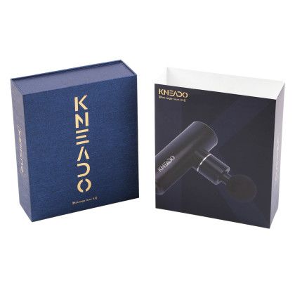 Custom Kneado Handheld Massage Gun - Packaging View Custom Kneado Handheld Massage Gun - Packaging View