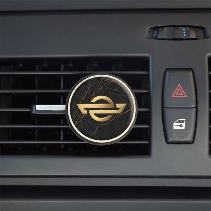 Custom Fresh Cut Vent Air Freshener - In Use Custom Fresh Cut Vent Air Freshener - In Use