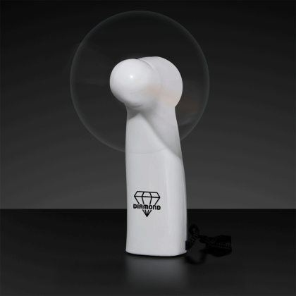 Custom Pre-Programmed White Message Fans with White LEDs Custom Pre-Programmed White Message Fans with White LEDs