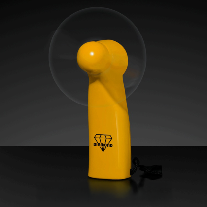 Custom Pre-Programmed Yellow Mini Fans with Yellow LEDs Custom Pre-Programmed Yellow Mini Fans with Yellow LEDs