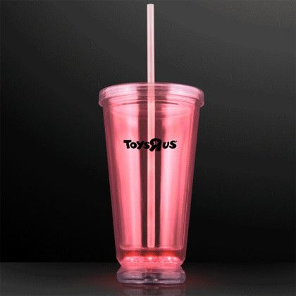 Custom Deluxe Multicolor LED Double Wall Tumbler Cup Custom Deluxe Multicolor LED Double Wall Tumbler Cup
