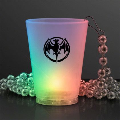 Custom 1.5 oz. Multicolor LED Shot Glass Party Necklaces Custom 1.5 oz. Multicolor LED Shot Glass Party Necklaces