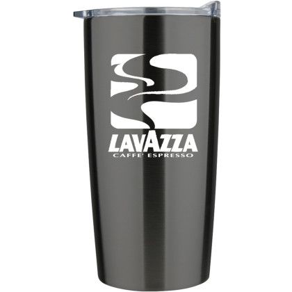 Custom 20 oz. Stainless Steel Vacuum Traveler Gunmetal Custom 20 oz. Stainless Steel Vacuum Traveler Gunmetal