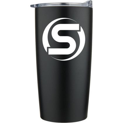 Custom 20 oz. Stainless Steel Vacuum Traveler Black Custom 20 oz. Stainless Steel Vacuum Traveler Black