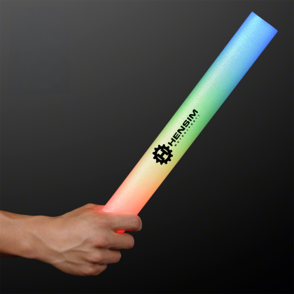 Custom Multicolor Light Up Foam Stick 16" Cheer Sticks Custom Multicolor Light Up Foam Stick 16" Cheer Sticks