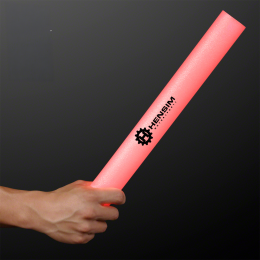 Custom Red LED Foam Glow Sticks 16" Cheer Sticks Custom Red LED Foam Glow Sticks 16" Cheer Sticks