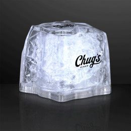 Custom White Drink Lights, Flashing Blinky Ice Cubes Custom White Drink Lights, Flashing Blinky Ice Cubes