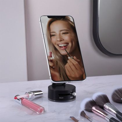 Custom Lunogrip Magnetic Phone Holder - Lifestyle View Custom Lunogrip Magnetic Phone Holder - Lifestyle View