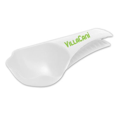 Custom Pet Food Scoop'N Clip - White