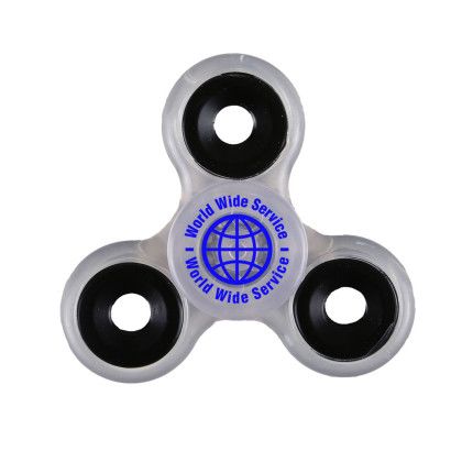 Custom Safety Spin-It Stress Reliever - Translucent Frost Custom Safety Spin-It Stress Reliever - Translucent Frost