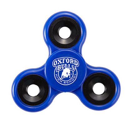 Custom Safety Spin-It Stress Reliever - Royal Blue Custom Safety Spin-It Stress Reliever - Royal Blue