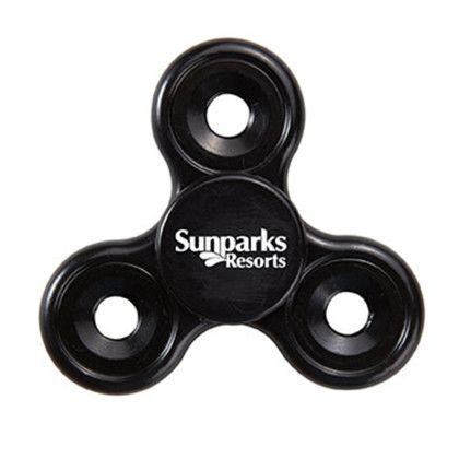 Custom Safety Spin-It Stress Reliever - Black Custom Safety Spin-It Stress Reliever - Black
