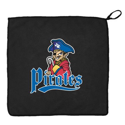 Custom Soft Microfiber Rally Towel - Black