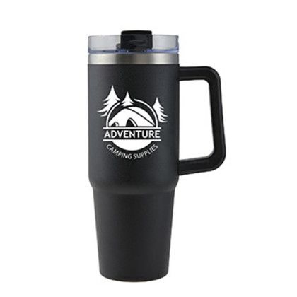 Custom 30 oz. Vancouver Stainless Steel Mug - Matte Black 