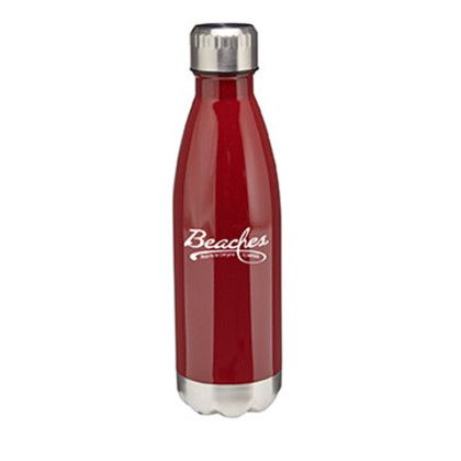 Custom 17 oz. Cascade Stainless Steel Bottle - Brick Red Custom 17 oz. Cascade Stainless Steel Bottle - Brick Red