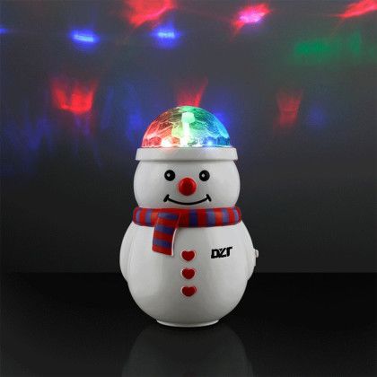Custom Magic Spin Snowman Light Projector 5" Custom Magic Spin Snowman Light Projector 5"
