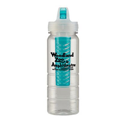Custom 25 oz. PolySure Ridge Bottle w/Fruit Infuser Custom 25 oz. PolySure Ridge Bottle w/Fruit Infuser