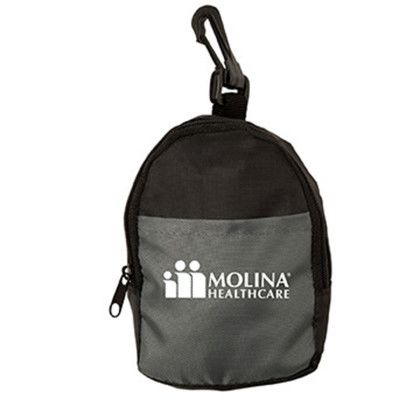 Custom Mini Backpack First Aid Kit - Gray Custom Mini Backpack First Aid Kit - Gray
