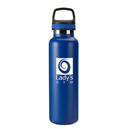 Custom 20 oz. Matterhorn Stainless Steel Bottle - Matte Blue Custom 20 oz. Matterhorn Stainless Steel Bottle - Matte Blue