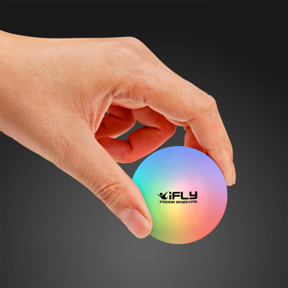 Custom 1.8"Multicolor LED Bounce Ball, Impact Activated LED - In Use Custom 1.8"Multicolor LED Bounce Ball, Impact Activated LED - In Use