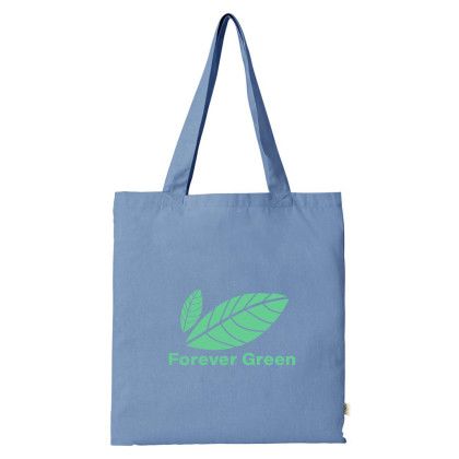Custom Econscious Reclaimist Elemental Tote - Blue Elemental Custom Econscious Reclaimist Elemental Tote - Blue Elemental